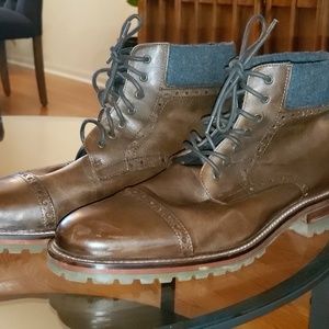 NORDSTROM J &M 1850 Karned Brouge Cap Toe Boot